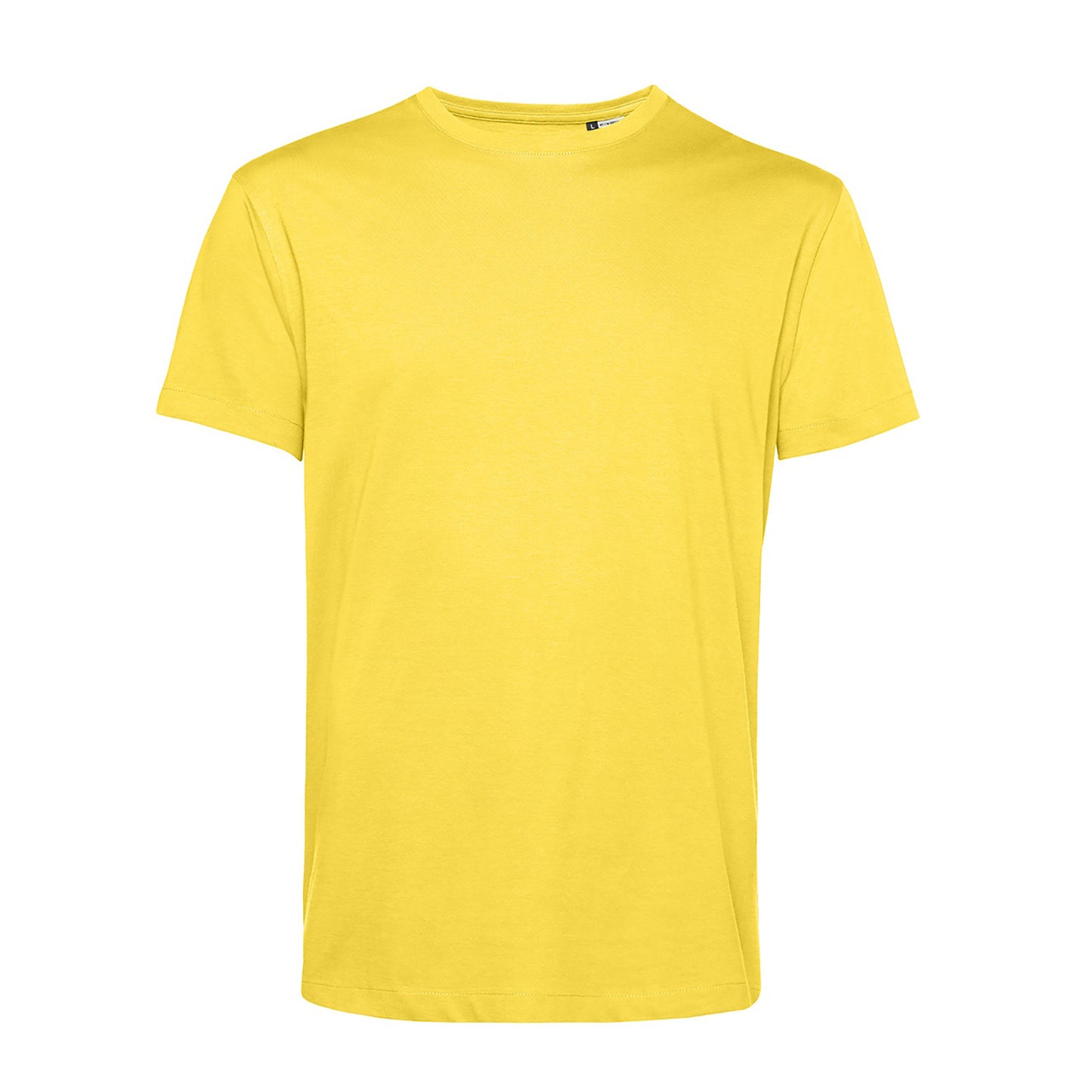 Yellow Fizz - Front - B&C Mens Organic E150 T-Shirt