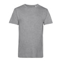 Heather Grey - Front - B&C Mens Organic E150 T-Shirt