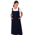 Navy Blue - Front - Dennys Originals Adults Unisex Shift Apron