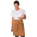 Khaki - Front - Dennys Adults-Unisex Originals Waist Apron With Pocket