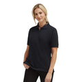 Black - Back - Ultimate Womens-Ladies Pique Polo