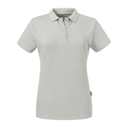Stone - Front - Russell Womens-Ladies Pure Organic Polo