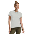 Stone - Back - Russell Womens-Ladies Pure Organic Polo