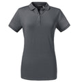 Convoy Grey - Front - Russell Womens-Ladies Tailored Stretch Polo