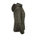 Dark Olive - Back - Russell Womens-Ladies Ladies Hooded Nano Jacket