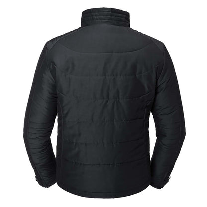 Black - Side - Russell Mens Cross Jacket