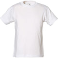 White - Front - Tee Jays Boys Power Tee