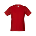 Red - Front - Tee Jays Boys Power Tee