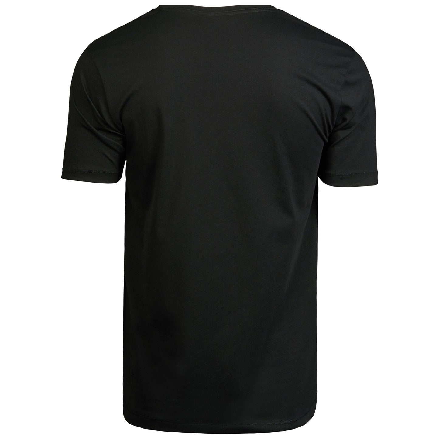 Black - Back - Tee Jays Mens Luxury V-Neck Tee