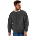 Black - Back - Ultimate Adults Unisex 50-50 Sweatshirt