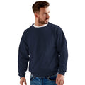 Navy Blue - Back - Ultimate Adults Unisex 50-50 Sweatshirt