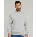 Grey Heather - Back - Ultimate Adults Unisex 50-50 Sweatshirt