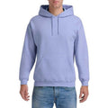 Violet - Side - Gildan Heavy Blend Adult Unisex Hooded Sweatshirt - Hoodie