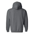 Dark Heather - Back - Gildan Heavy Blend Adult Unisex Hooded Sweatshirt - Hoodie