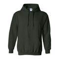 Forest Green - Front - Gildan Heavy Blend Adult Unisex Hooded Sweatshirt - Hoodie