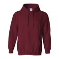 Garnet - Front - Gildan Heavy Blend Adult Unisex Hooded Sweatshirt - Hoodie