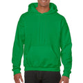 Irish Green - Side - Gildan Heavy Blend Adult Unisex Hooded Sweatshirt - Hoodie