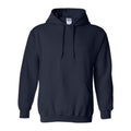 Navy - Front - Gildan Heavy Blend Adult Unisex Hooded Sweatshirt - Hoodie