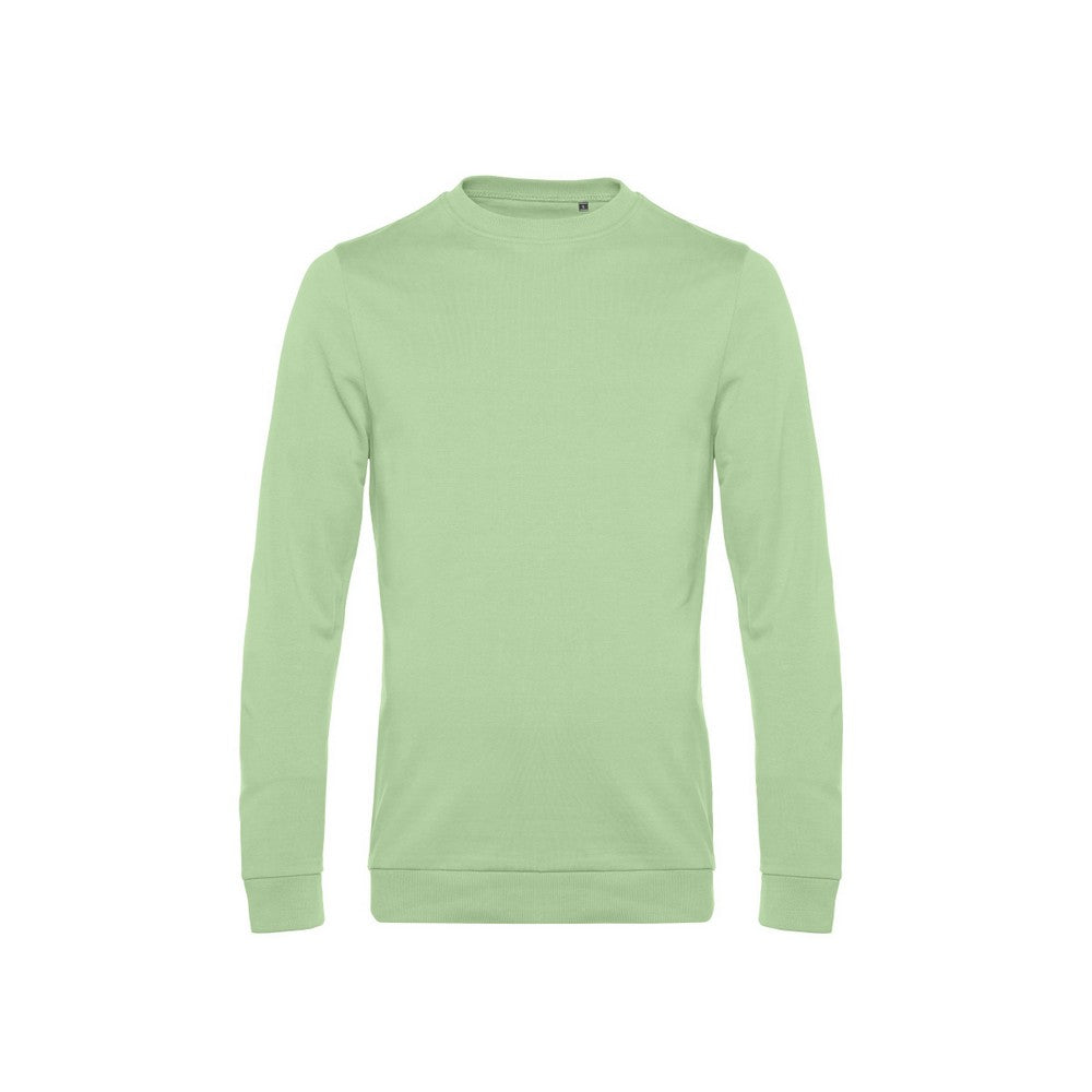 Light Jade - Front - B&C Mens Set-in Sweatshirt