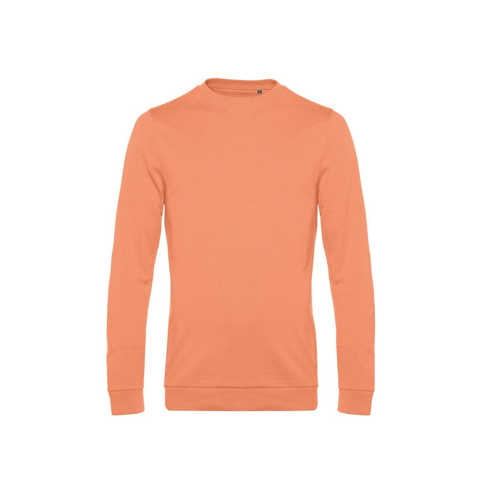 Melon Orange - Front - B&C Mens Set-in Sweatshirt