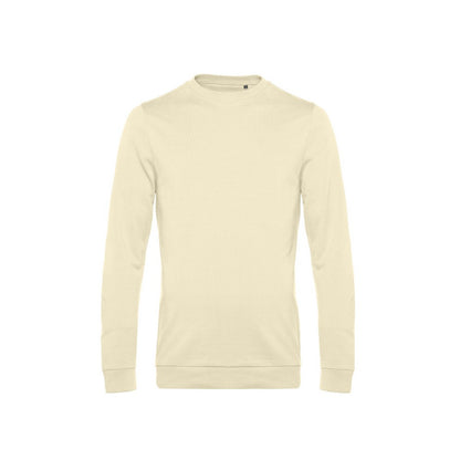 Pale Yellow - Front - B&C Mens Set-in Sweatshirt