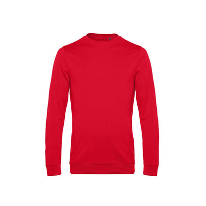 Red - Front - B&C Mens Set-in Sweatshirt