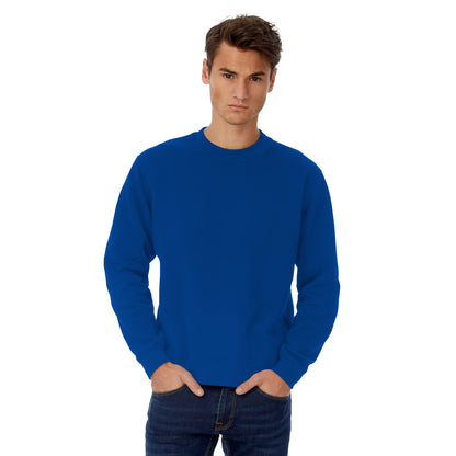 Royal Blue - Back - B&C Mens Set-in Sweatshirt