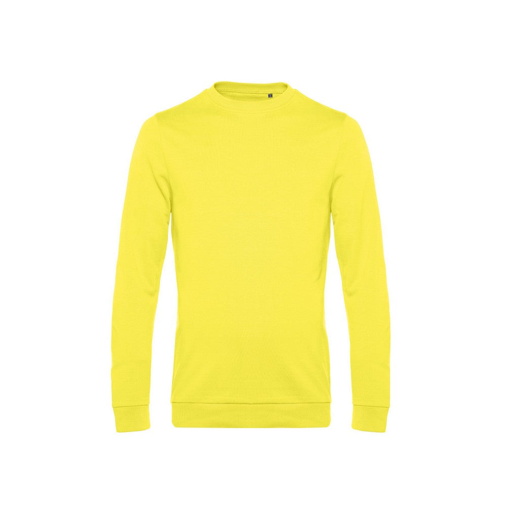 Solar Yellow - Front - B&C Mens Set-in Sweatshirt