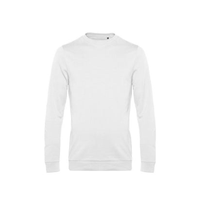 White - Front - B&C Mens Set-in Sweatshirt