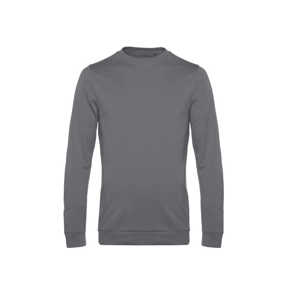 Elephant Grey - Front - B&C Mens Set-in Sweatshirt
