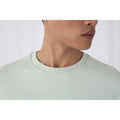 Aqua Green - Close up - B&C Mens King Crew Neck Sweater