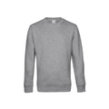 Heather Grey - Front - B&C Mens King Crew Neck Sweater