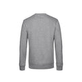 Heather Grey - Back - B&C Mens King Crew Neck Sweater