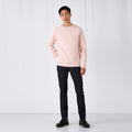 Soft Rose - Back - B&C Mens King Crew Neck Sweater