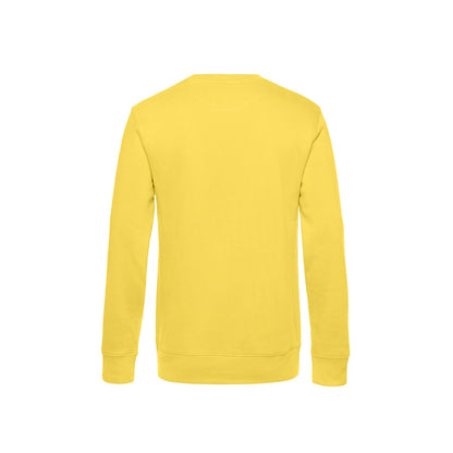 Yellow Fizz - Back - B&C Mens King Crew Neck Sweater