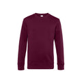 Dark Cherry - Front - B&C Mens King Crew Neck Sweater