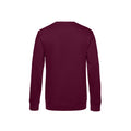 Dark Cherry - Back - B&C Mens King Crew Neck Sweater