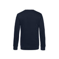 Navy Blue - Back - B&C Mens King Crew Neck Sweater