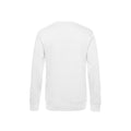 White - Back - B&C Mens King Crew Neck Sweater