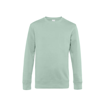 Aqua Green - Front - B&C Mens King Crew Neck Sweater