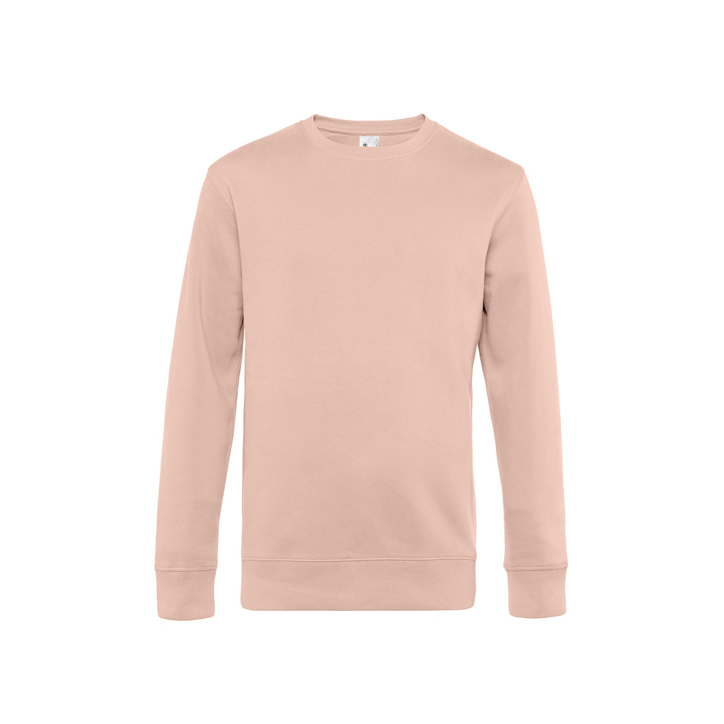 Soft Rose - Front - B&C Mens King Crew Neck Sweater