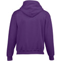 Purple - Back - Gildan Heavy Blend Childrens Unisex Hooded Sweatshirt Top - Hoodie