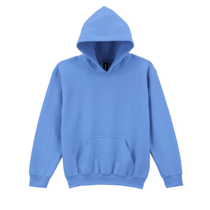Carolina Blue - Back - Gildan Heavy Blend Childrens Unisex Hooded Sweatshirt Top - Hoodie