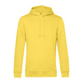 Yellow Fizz - Front - B&C Mens Organic Hooded Sweater