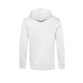 White - Back - B&C Mens Organic Hooded Sweater