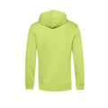 Lime - Back - B&C Mens Organic Hooded Sweater