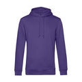 Radiant Purple - Front - B&C Mens Organic Hooded Sweater