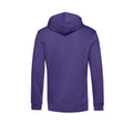 Radiant Purple - Back - B&C Mens Organic Hooded Sweater