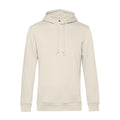 Off White - Front - B&C Mens Organic Hooded Sweater