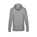 Heather Grey - Back - B&C Mens Organic Hooded Sweater